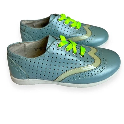 Zapatos con cordones Umi Charlize azul Oxford 9 Foto 1 de 4