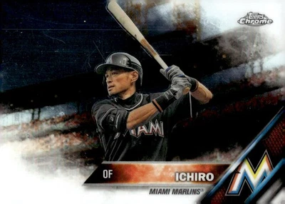 2016 Topps Chrome #116 Ichiro - Image 1 of 2