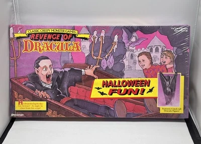 NEW! 1991 VINTAGE REVENGE OF DRACULA BOARD GAME PRESSMAN HALLOWEEN VAMPIRE - Image 1 of 4
