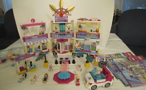 Complete LEGO Friends 41058 Heartlake Shopping Mall 100% w/ Manuals No Box 2014 - Picture 1 of 5