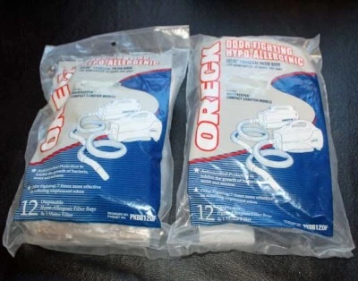 Bolsas de vacío Oreck PKBB12OF AMA DE LLAVES ~ Bolsas Celoc ~ 2 paquetes de 12 ~ 24 en total! Foto 1 de 2