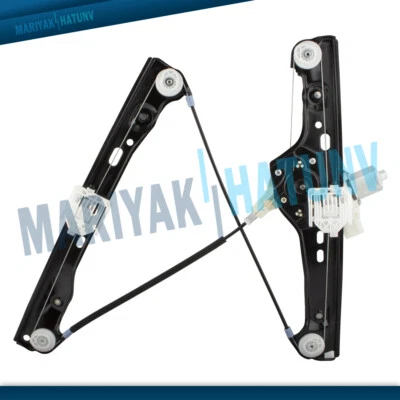 Front Left Driver Side Power Window Regulator w/Motor For BMW E90 3 Series Sedan - Image 1 of 4