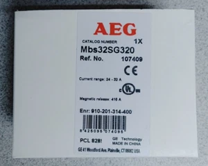 AEG MBS32SG320 MOTOR STARTER CONTACTOR 575VAC 24-32A 30HP NEW!! QUANTITY!! WOW!! - Picture 1 of 3