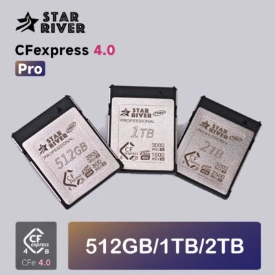 CFexpress 4.0 Type B Memory Card 512GB 1TB 2TB For 8K 4K Camera Canon Nikon - Image 1 of 4