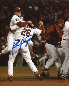 SCOTT SPIEZIO signed Photo St Louis Cardinals Celebrate 2006 World Series COA - Picture 1 of 1
