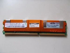 2GB Hynix DDR2 PC2-5300F RAM 667MHz 2Rx4 ECC Fb-dimm HYMP525F72CP4N3-Y5. #SU-401 - Picture 1 of 2