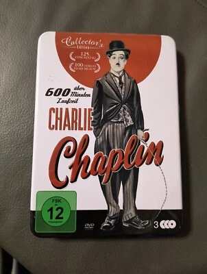 Charlie Chaplin - 3 DVD (612 Minuten) Metal Box von - | DVD | Zustand Neuwertig  - Bild 1 von 2