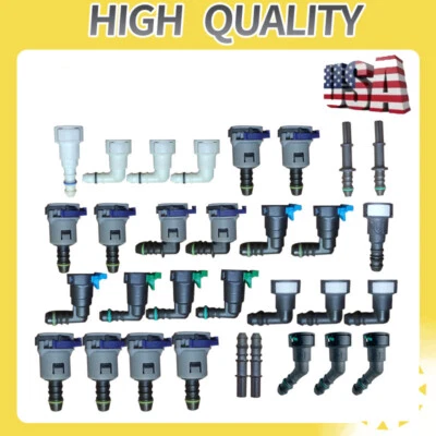 1 juego de conectores rápidos de línea de combustible para Hyundai Kia Foto 1 de 4