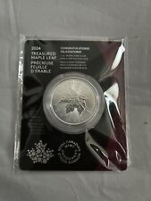 1 oz 2024 Treasured Maple Leaf Silver Coin King Charles | Royal Canadian Mint