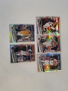 Lote de 5 tarjetas Prizm plateadas Panini Optic 2023/24 George/Poole+ - Imagen 1 de 1