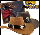 Game Overwatch OW Cole Cassidy Cowboy Knight Hat Cosplay Costume Accessory Gift