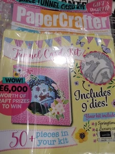 Papercrafter, let's make cards,w/50 piece,tunnel card kit,includes 9 dies #133 - Picture 1 of 3