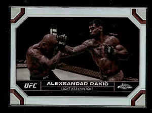 ALEXSANDER RAKIC 2024 TOPPS CHROME UFC SP SEPIA - Picture 1 of 2