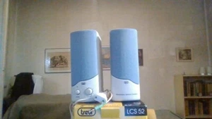 Paio di casse per PC, marca Trevi, stereofoniche, regolazione volume, come nuove - Afbeelding 1 van 3