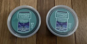 Lot of 2 Yankee Candle Scenterpiece Winter Night Stars Cup Easy Meltcup - Picture 1 of 3