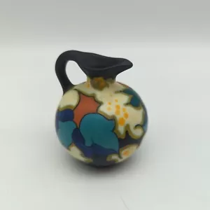 Vintage Regina Lydia Gouda Holland Art Pottery Miniature Pitcher Jug, Retro - Picture 1 of 10