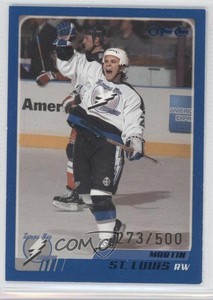 2003-04 O-Pee-Chee Blue /500 Martin St Louis #249 HOF