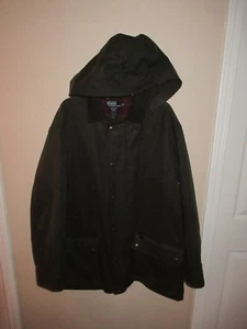 Polo Ralph Lauren Mens Waxed Canvas Fatigue Cargo Field Jacket Coat Green XL - Picture 1 of 12