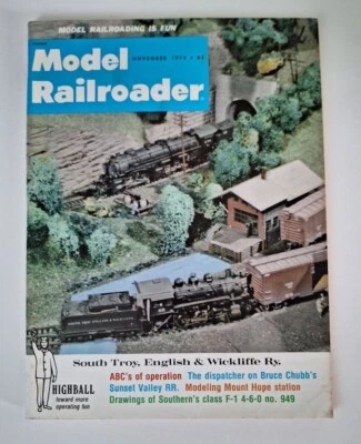 Model Railroader Magazine November 1975 - Image 1 of 2