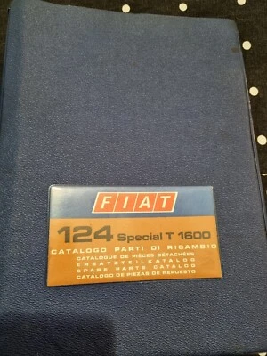 Fiat 124 Special T 1600, Catalogo Parti Di Ricambio 1972 - Immagine 1 di 4