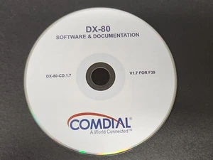 Comdial DX-80 Software and Documentation CD V1.7 for F39 - Picture 1 of 4