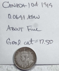 Kanada 1919 Groschen, über schön, problemlos 1015-26 - Bild 1 von 3