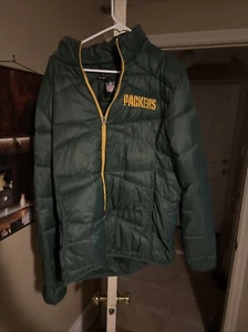 Green Bay Packers NFL FOOTBALL Jacke Herren Gr. Xl mit Tasche - Bild 1 von 8