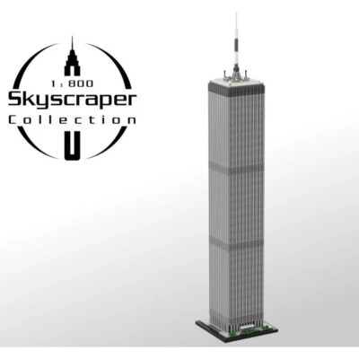 Modubrix Mocs Building Block World Trade Center Kits Bricks Toys Sets 2126pcs - Image 1 of 4