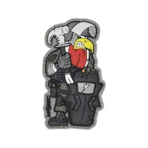 3D PVC Patch With Relief On Hook And Loop Gendarmerie Police - Picture 1 of 1