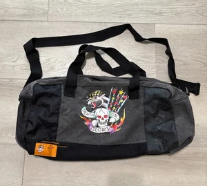Vintage Ed Hardy Travel Bag With Strap For Shoulder Carry - Picture 1 of 6