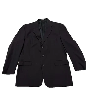 Burberry Suit Jacket Mens Size 43L Black🪭 - Picture 1 of 10