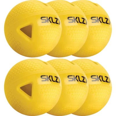 Paquete de 6 pelotas de béisbol SKLZ Premium Impact Practice - amarillas Foto 1 de 2