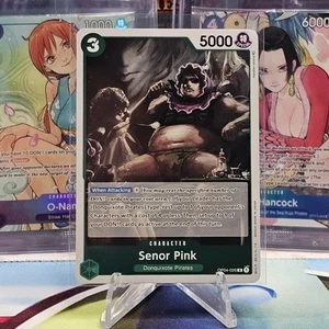 Senor Pink OP04-026 R Foil Kingdoms of Intrigue One Piece Card Game NM/M - Picture 1 of 2