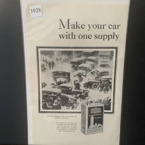 Vintage 1928 Eveready Prestone Make Your Car With One Supply Ad Advertisement - Photo 1 sur 2