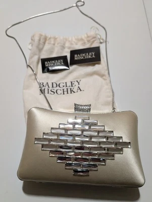 Bolso Badgley Mischka Marfil Art Deco Aero Foto 1 de 4