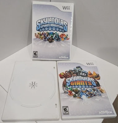 Nintendo Wii Lot Of 3 Games Skylanders Spyro's Adventure + Giants + Trap Team - Image 1 of 4