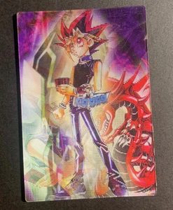 Tarjeta coleccionable vintage Y2K - 3D lenticular Yugioh hobby - Gearfried, Yugi, Slifer - Imagen 1 de 1