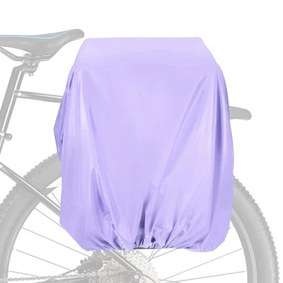 100L Bicycle Rear Rack Rain Cover Waterproof Bike Rain Cover, L, Purple - Image 1 of 4