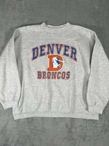 Sudadera De Colección 1995 Denver Broncos Para Hombre 2XL Gris Logo 7 - Imagen 1 de 7
