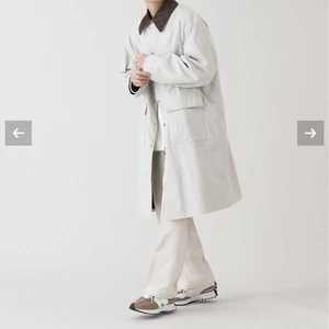 B.C STOCK Men's Trench Coat L Stainless Color Windproof Cotton Nylon Mint - Picture 1 of 4