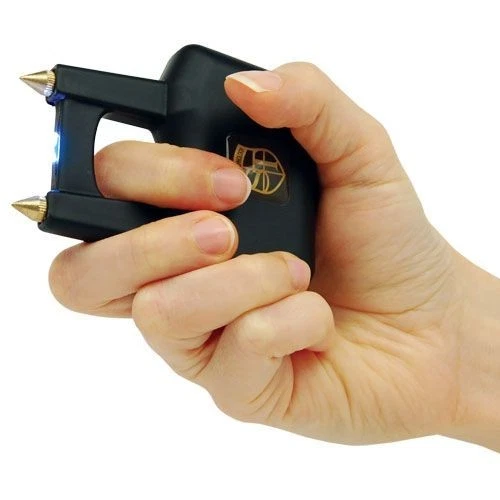 SAFETY TECH Spike Stun Gun with Compact Ultimate Self-Defense 65 MILLION VOLTS Spike Stun