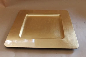 PLASTICA - SOTTOPIATTO ORO - 33x33cm - Bild 1 von 1