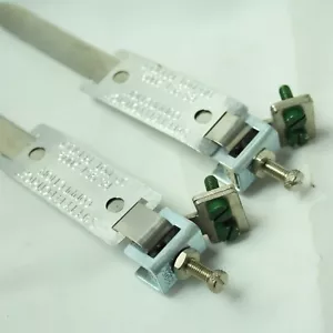 2 x EARTH CLAMP BONDING STRAP 2.5 to 16mm ADJUSTABLE GREEN (TWIN PACK) - Picture 1 of 4
