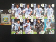 PANINI ADRENALYN XL FIFA WORLD CUP BRAZIL 2014 Argentina X9 Cards 