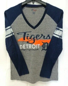 Detroit Tigers Women's G-III 4her M The Franchise Long Sleeve Shirt - Picture 1 of 3