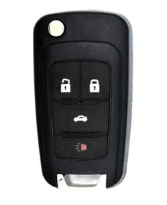 OEM Unlocked Chevy Remote 13574862 Flip Key Fob AVL-B01T1AC Reshelled - Picture 1 of 3