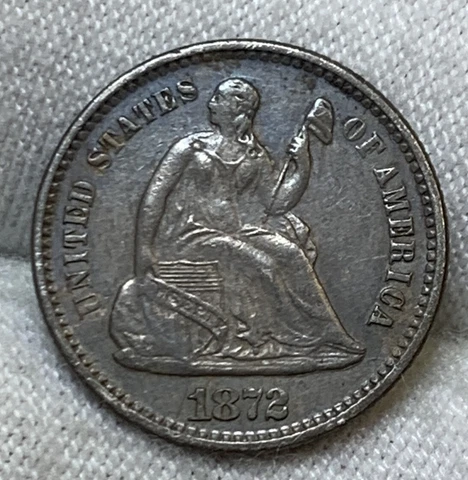 1872 Seated Liberty Half Dime**Kb5294AH Cover