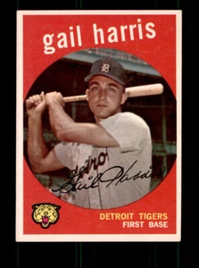 1959 Topps #378 Gail Harris EX-MT - Imagen 1 de 2