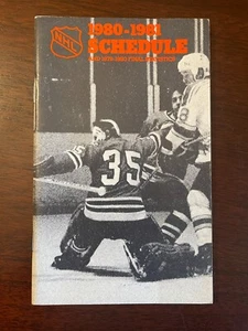 1980-81 NHL Official Schedule Booklet - National Hockey League - Picture 1 of 2