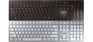 Cherry KC 6000 Slim Tastatur USB ultraflach leise US Layout Scissor Mechanik - Bild 1 von 10